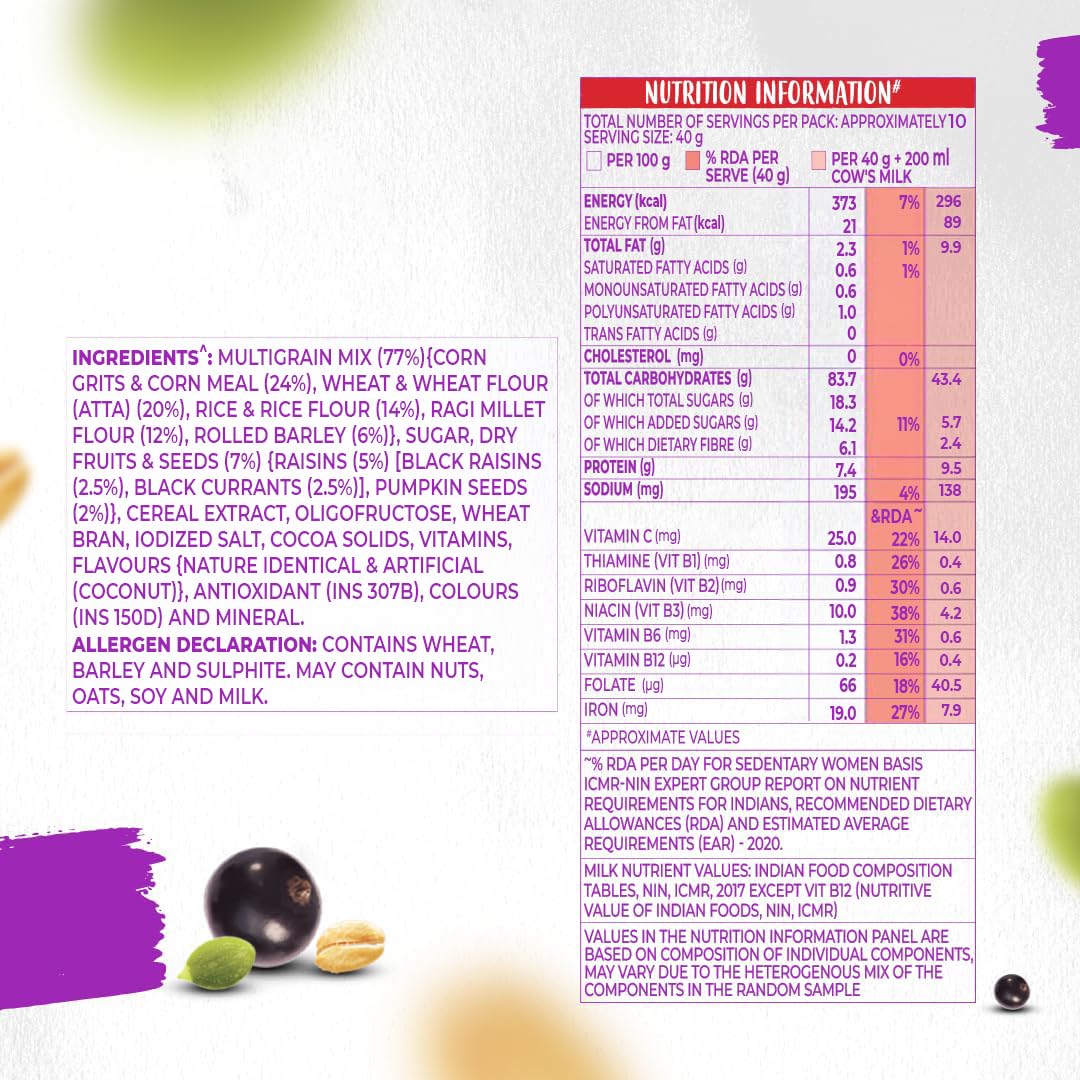 Kellogg's Millet Muesli with 84% Fruit, Seed & Multigrain| Power Breakfast | No Maida No Palm Oil | India's No 1 Muesli | 1000g