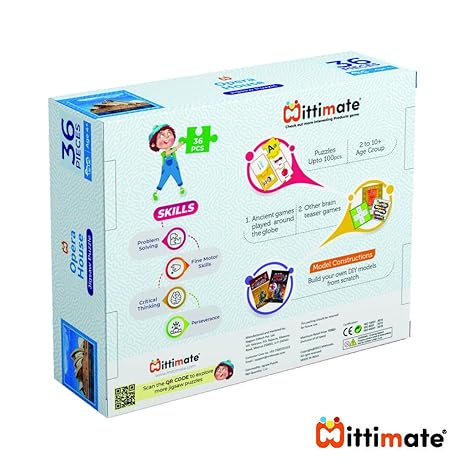 Mittimate Opera House Jigsaw Puzzle Game for Kids Age 4 to 6 Old 36 Pieces Puzzle Toy