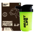 BeastLife Performance Yeast Protein Powder | 25g Protein | Chocolate | Free Shaker | NABL Lab Certified | High Absorption | Ultrasorb Tech | 5.64g BCAA | Beta Glucan | Gut & Immune Support | Pack of 5 | 200g