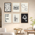 Kotart Restaurant Theme Digital Painting for Kitchen Restaurant Cafe Wall Decoration E