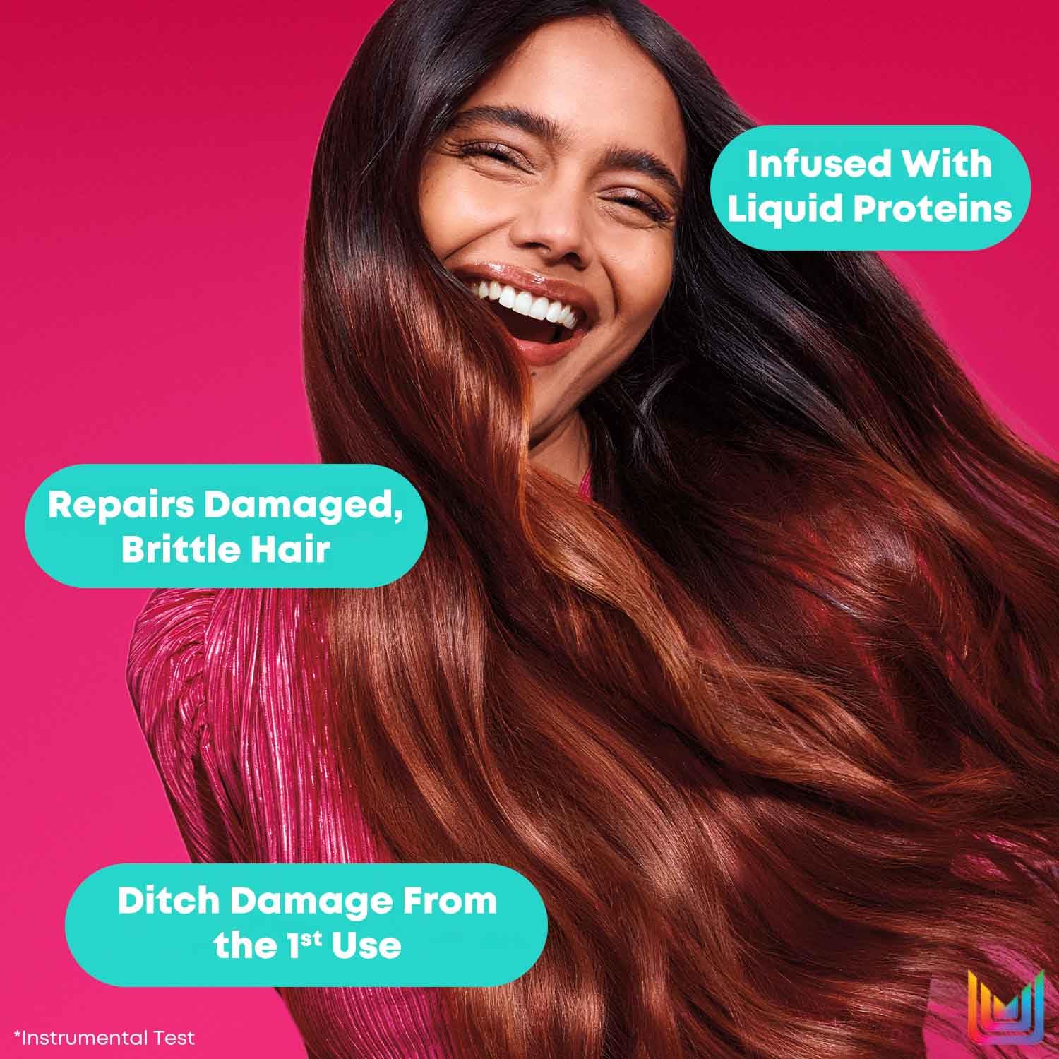Matrix InstaCure Professional Liquid Protein Shampoo, for Damaged Hair | Reduced Split Ends, Breakage, Knotting | For All Hair Types | Paraben Free