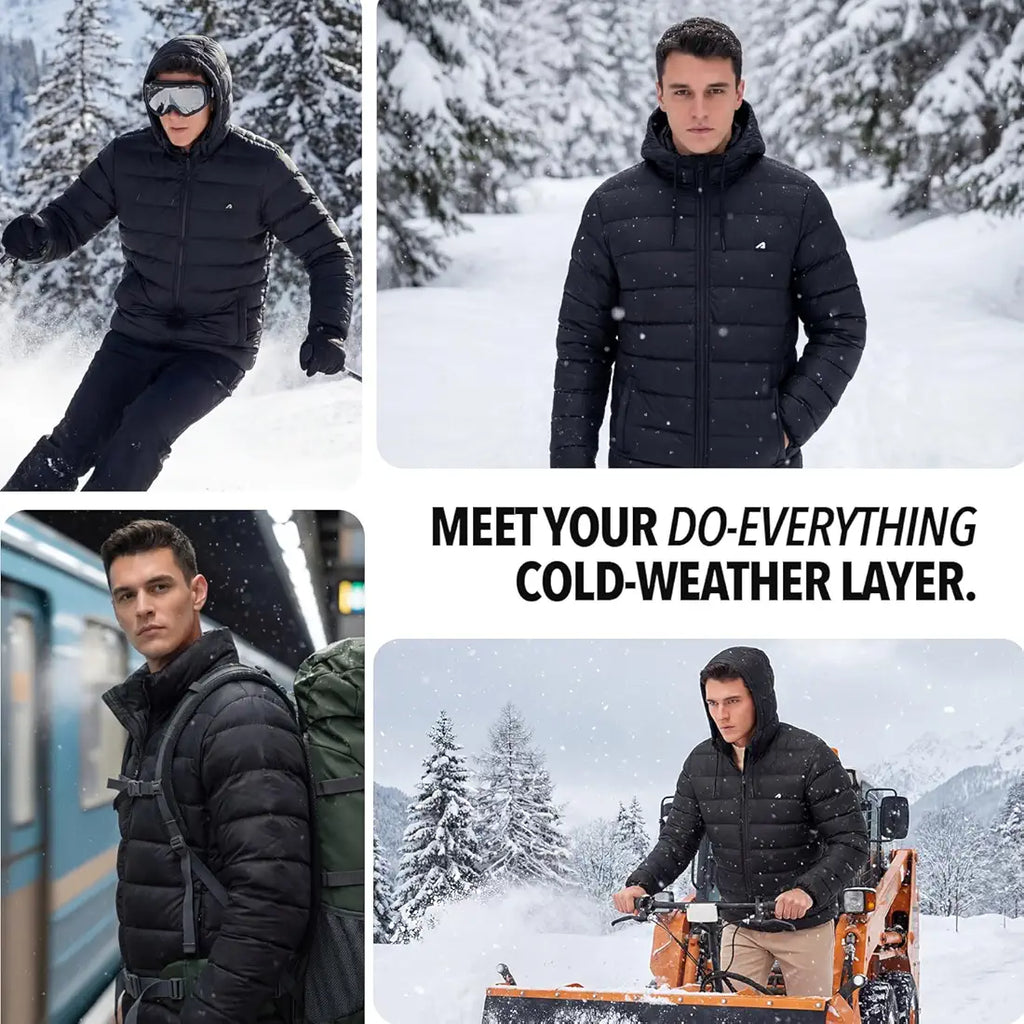 Boldfit Jacket For Men Winter Wear Nylon Winter Standard Length Jacket