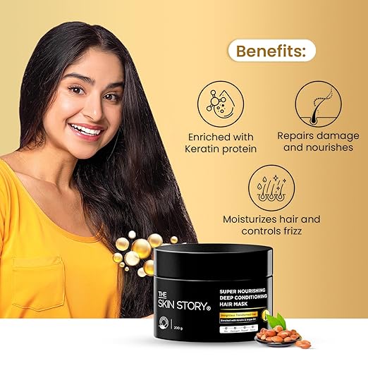The Skin Story Argan Oil Hair Mask - 200 gms
