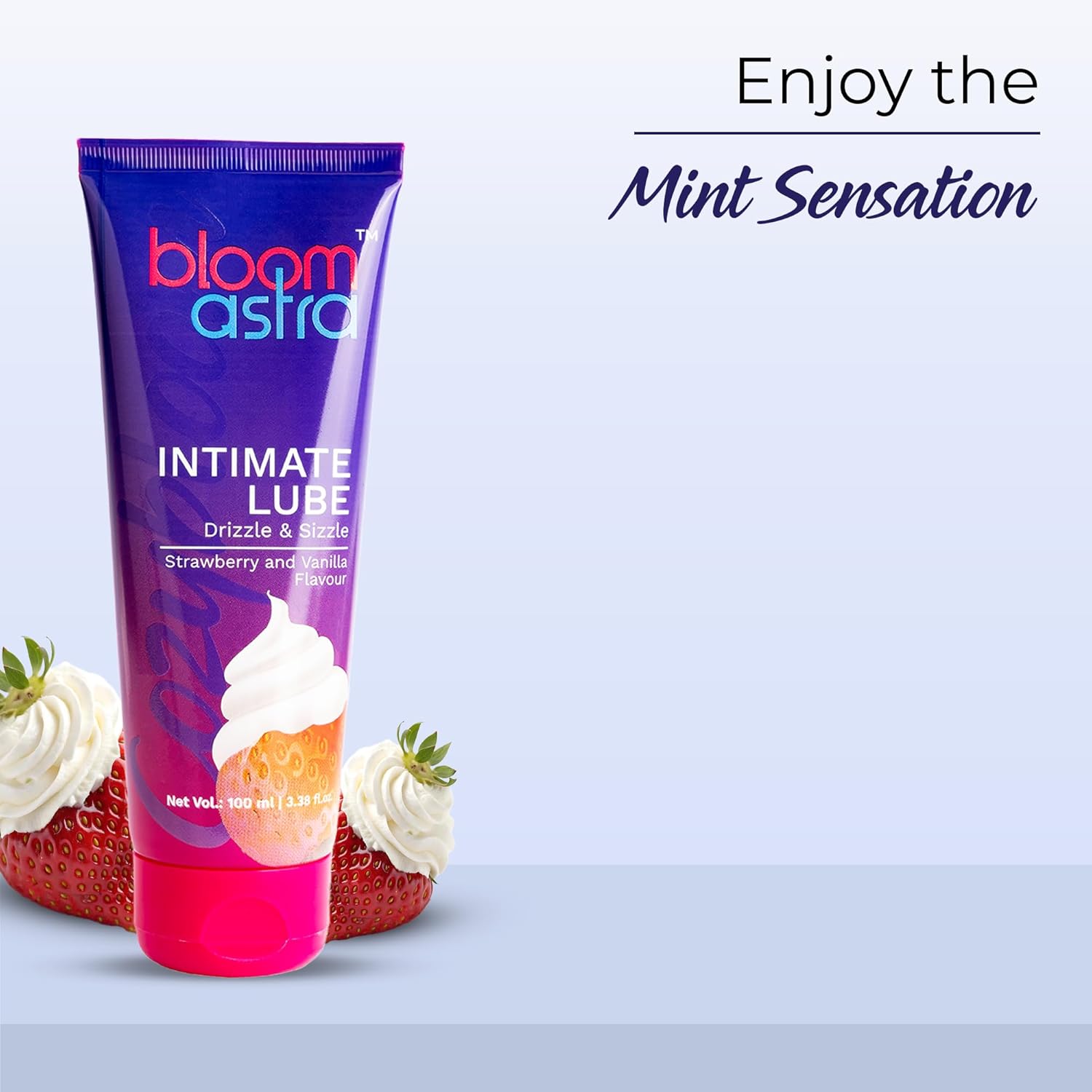 Bloomastra Strawberry Vanilla Flavoured Massage Gel (100 ML)