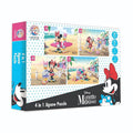 Ratna's 4 in 1 Disney Jigsaw Puzzle 140 Pieces for Kids | 4 Jigsaw Puzzles 35 Pieces Each | Minnie Mouse & Daisy
