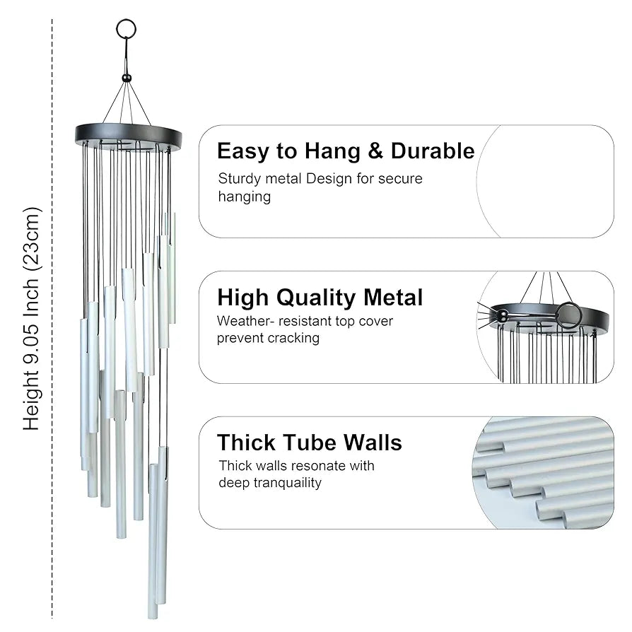 Zaicus Wind Chime Metal Hanging Bell Wind Chime-022