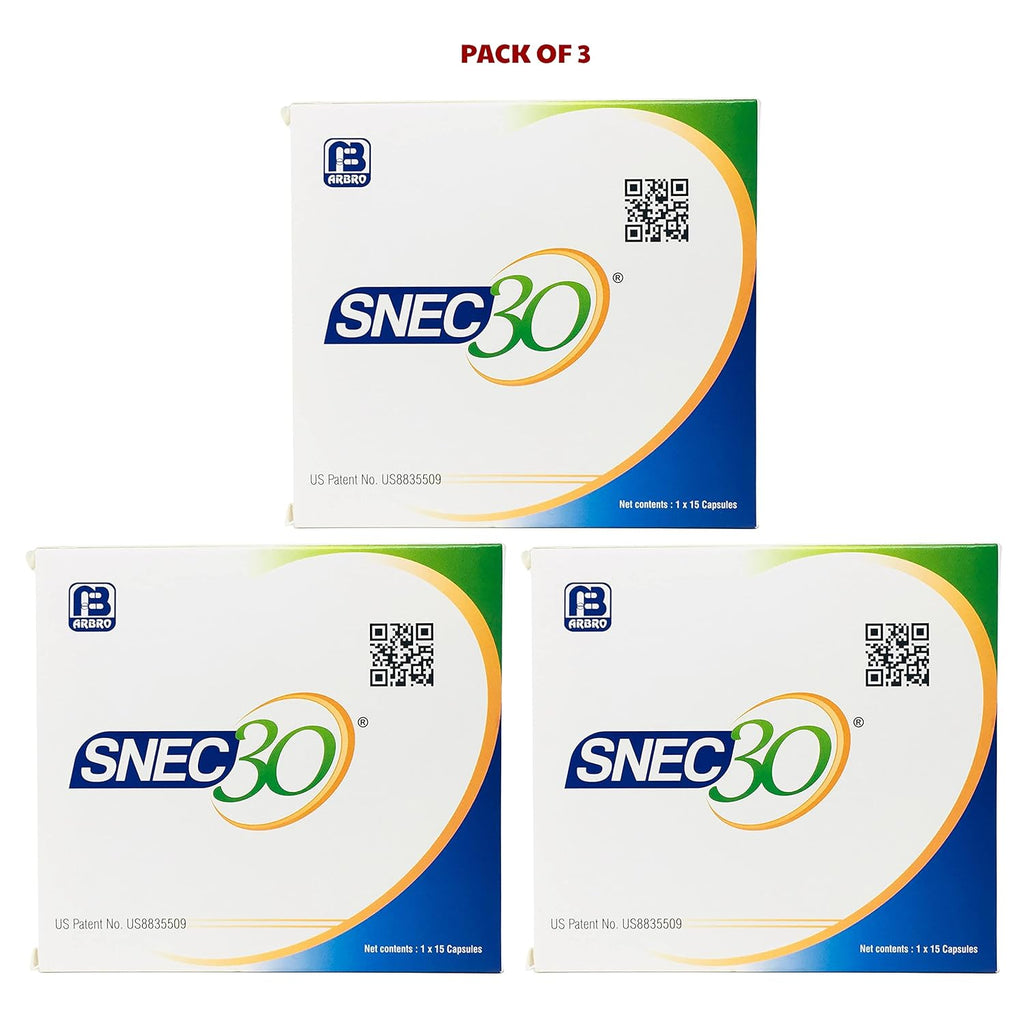Snec30 Liquid Ayurvedic Curcumin Capsules 900 Mg 45 Caps | Pack of 3 | No Piperine