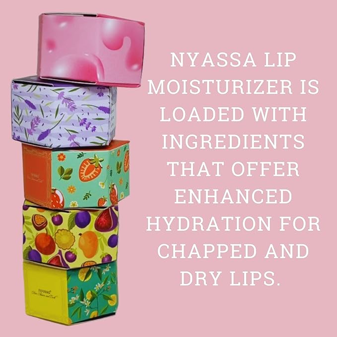Nyassa Bubblegum Intense Lip Balm With Shea Butter & Organic Sweet Almond Oil - 6 Gms