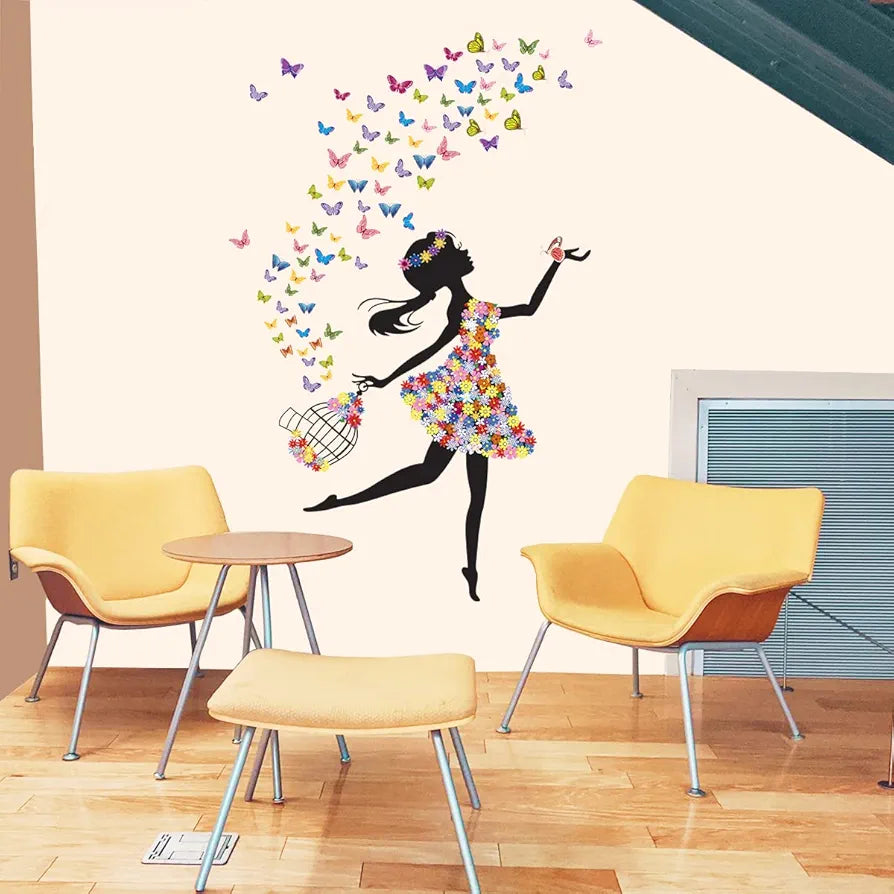 God & God's Vinyl New Modern Art & Trendy Wall Reusable Self-adhesive Sticker Size Large-A1426