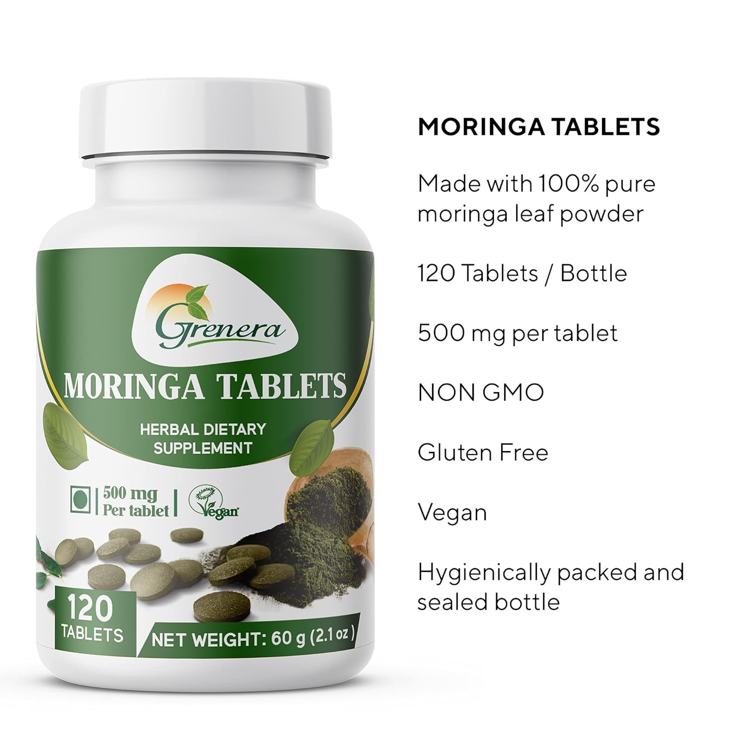 Grenera Moringa and Spirulina Combo