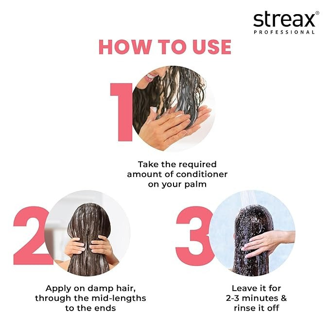 Streax Professional Argan Secret Conditioner - 240 gms