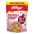 Kellogg's Muesli Fruit Nut & Seeds 750G | 12-In-1 Power Breakfast | USA'S No. 1 Muesli | Multigrain Breakfast Cereal