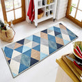 Ishro Home 3d Printed Bedside Runner Carpet Anti Skid For Home Kitchen Colour Crystals