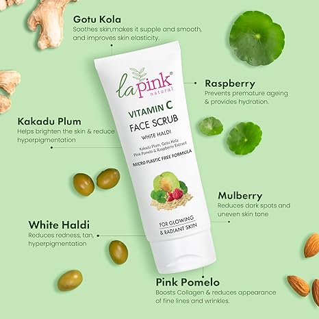 La Pink Vitamin C Face Scrub - 100 ml