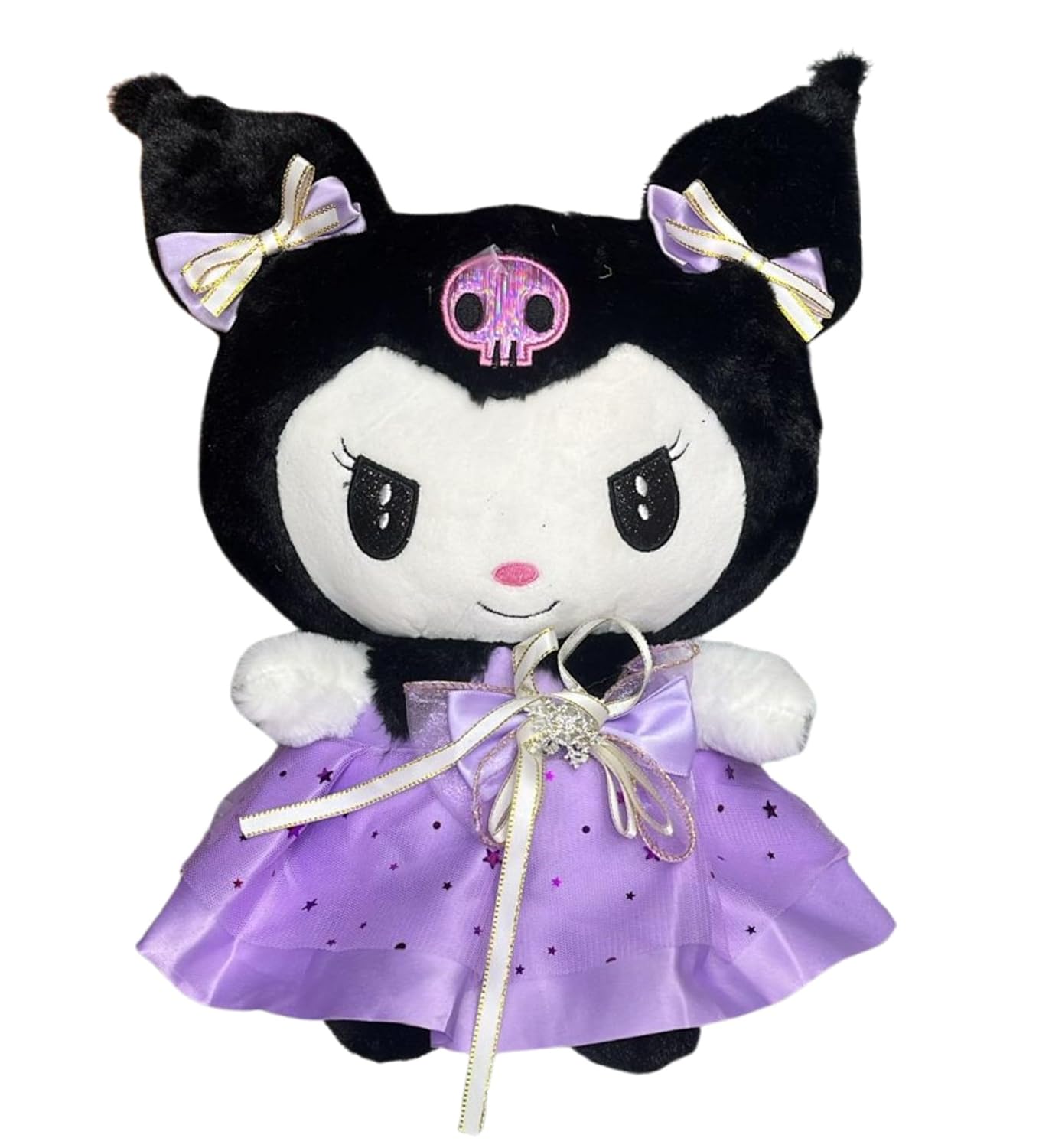 Tickles Anime Mermaid Soft Stuffed Plush Animal Toy for Kids 35 cm Color Purple