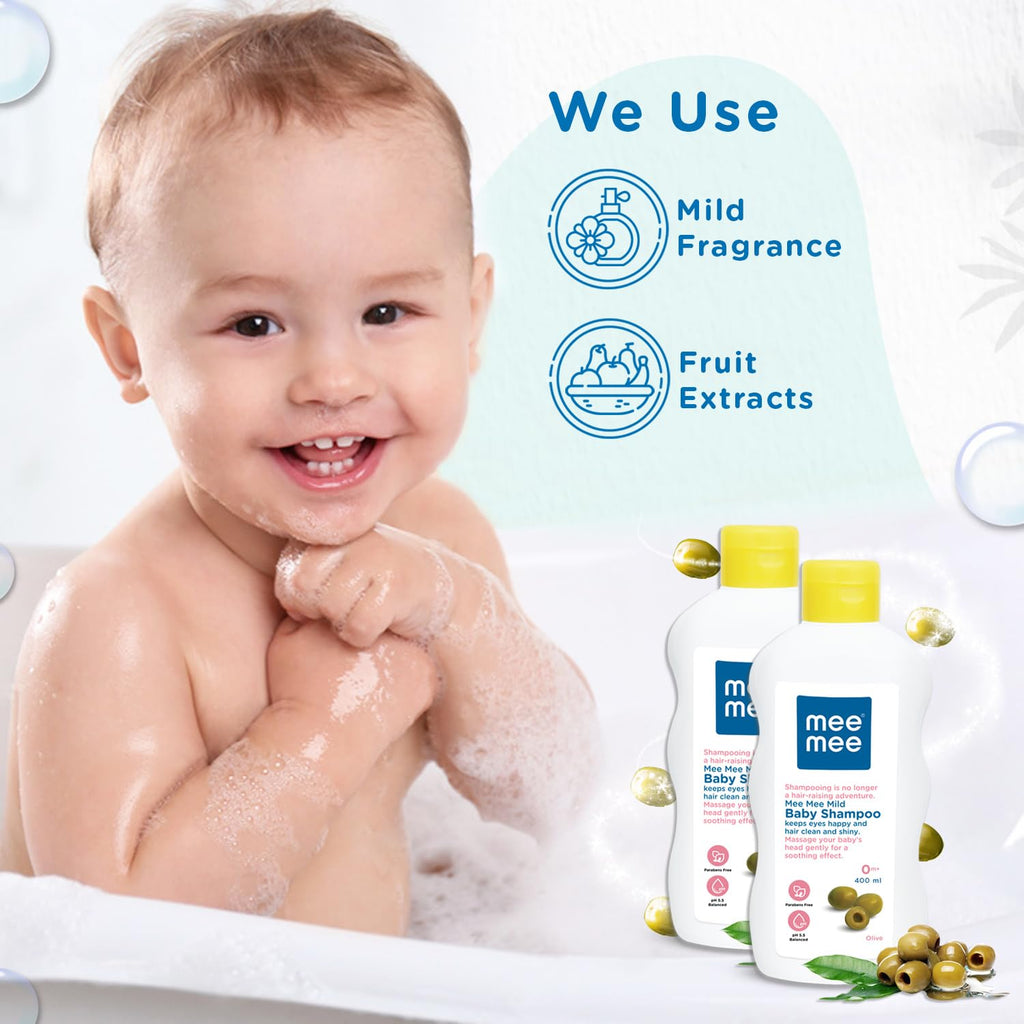 Mee Mee Gentle Baby Shampoo - 400 ml (Pack of 2)