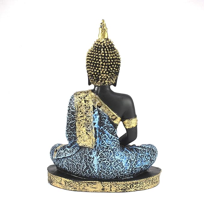 Ecraftindia Polyresin Buddha Showpiece | Blue
