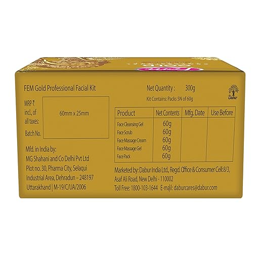 Dabur Fem Gold Facial Kit - 300 gms