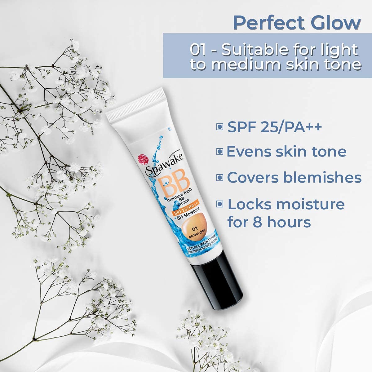 Spawake Triple Care Face Serum & Moisture Fresh BB Cream Combo