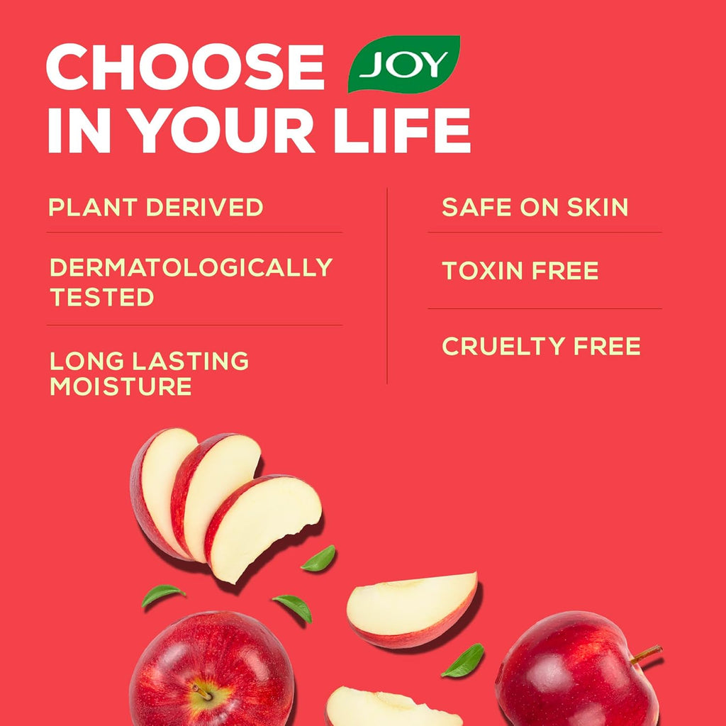 Joy Skin Fruits Moisturizer for Dry Skin (500ml), Cold Cream for Winters, With Apple, Jojoba & Almond Oil | Quick Absorbing & Non Sticky Moisturizer for Face, Hands & Body | For Healthy, Soft & Glowing Skin
