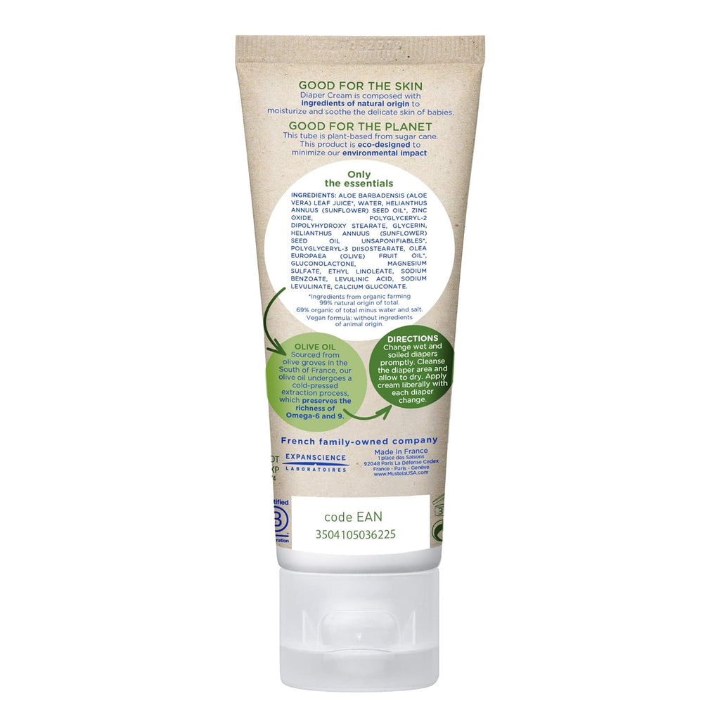 Mustela Baby Natural Diaper Cream - 75 ml