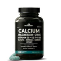 Nutrasium | Calcium & Vitamin D3 Tablets | Calcium Magnesium Zinc D3 & K2 with B12 & Folic Acid | Alfalfa, Moringa & Bamboo Leaves Extract | For Strong Bone & Joint Support | 120 Tablets