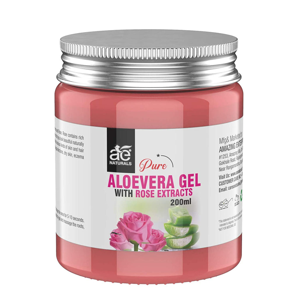 Ae Naturals Pure Aloevera Gel With Rose Extracts