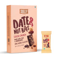 SOULLY Cocoa Crunch Date & Nut Mini Energy Bars 200g (10 Bars x 20g) | Dark Chocolate, Whole Dates, Premium Nuts & Pure Cow Ghee | Just 98 Calories Per Bar | No Refined Sugar Added | No Preservatives | Guilt-Free Dessert Replacement