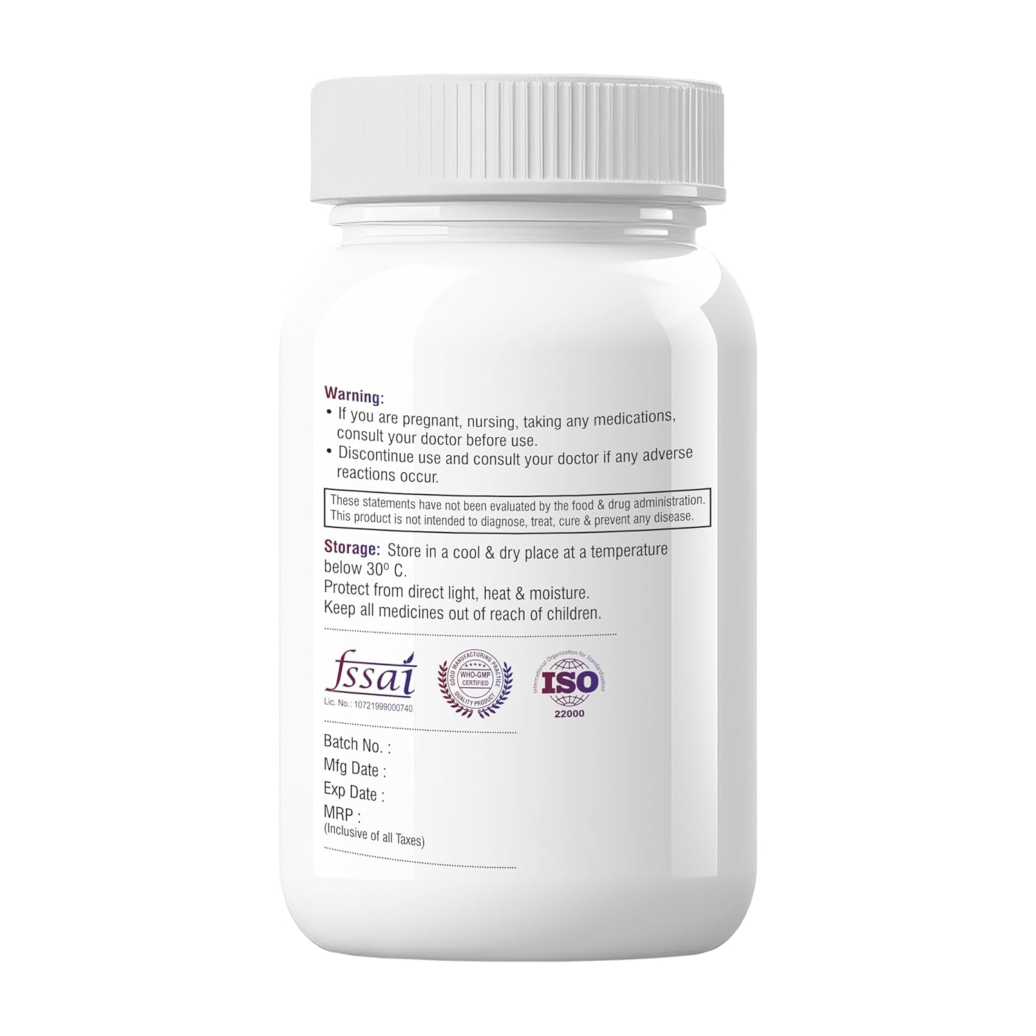 Biotrex Nutraceuticals Liposomal Glutathione 85% Lipoboost High Purity Form, Supports Healthy Skin Health - 30 Veg Capsules