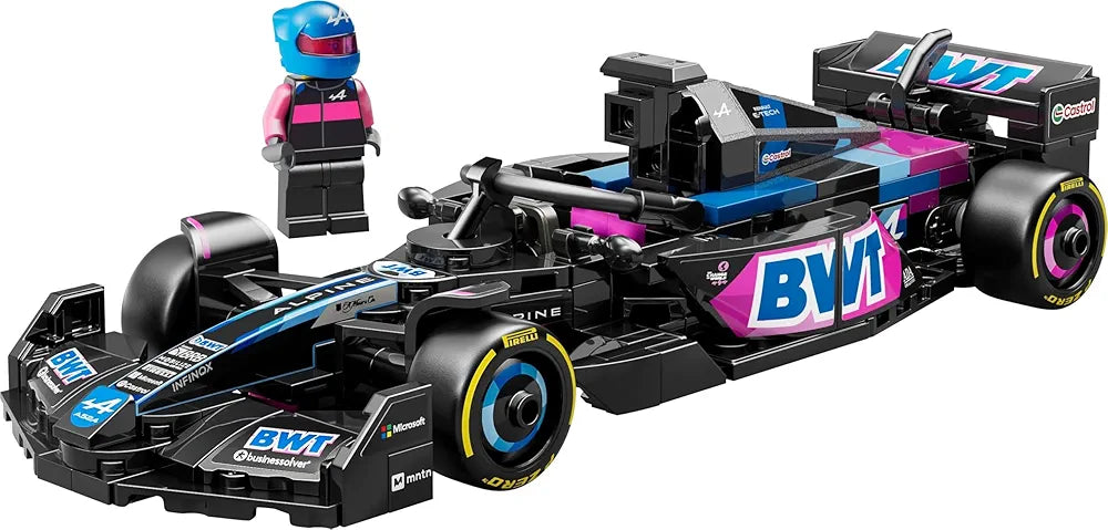 Lego Speed Champions BWT Alpine F1 Team A524 Race Car Toy Vehicle 77248 Building Blocks Toys for 10+ Gift for Boys and Girls