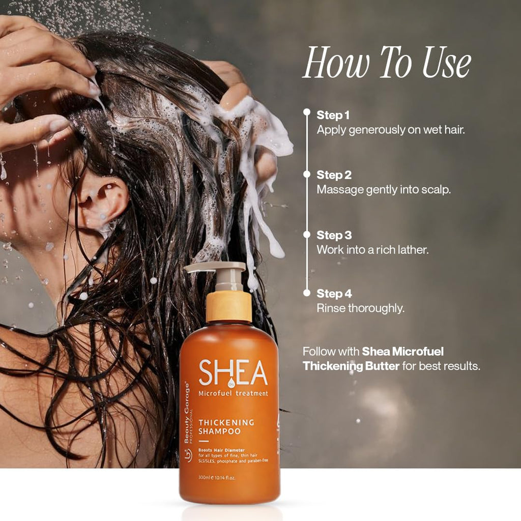 Beauty Garage Shea Microfuel Thickening Shampoo 300ml