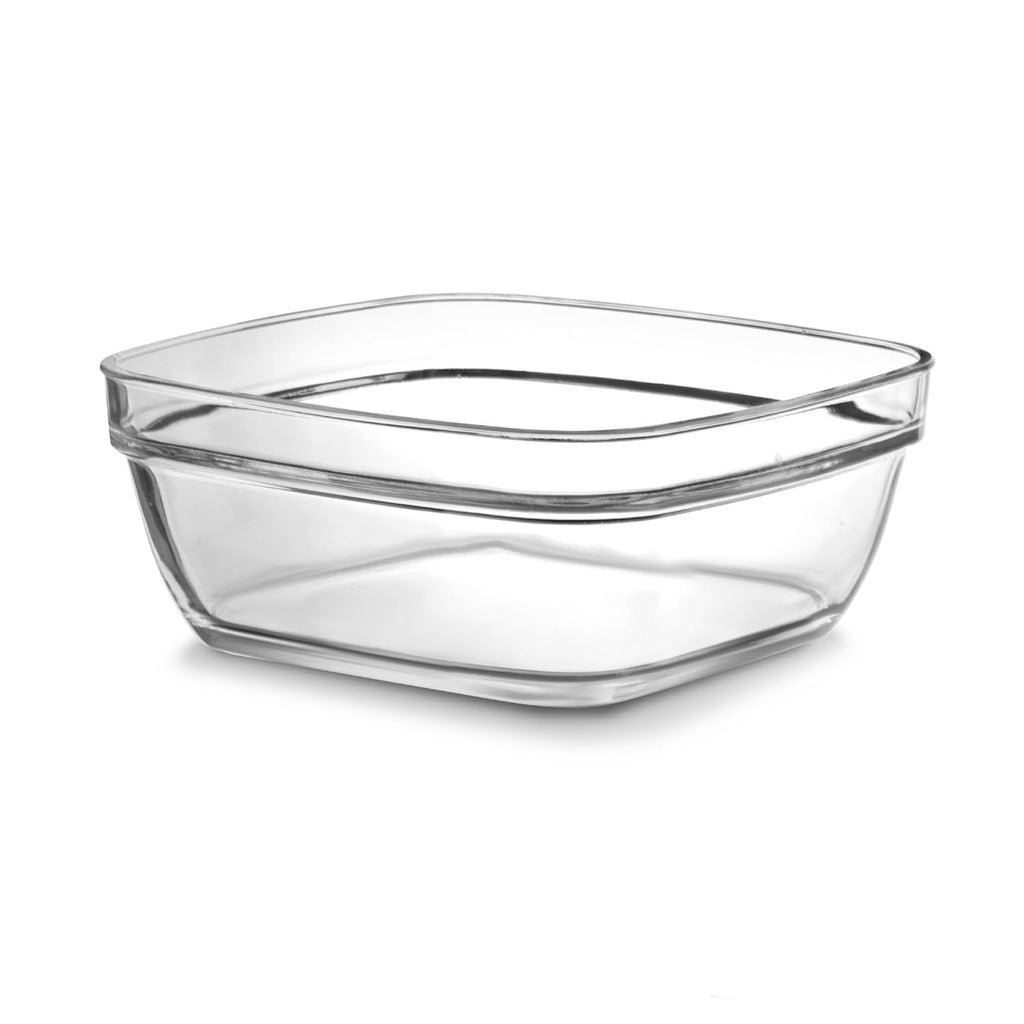 Cello Nadir Square Serving Glass Bowl for Kitchen 1100 ml