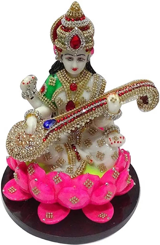 Alila Saraswati Idol Statue Goddess Home Gift Showpiece Murti Sculpture