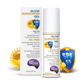 Get Nectar Happiness Glow Sunscreen Gel SPF 55 PA+++ | For Oily, Dry, Acne-prone Skin | Ultra Lightweight Texture I Non-Greasy I No White Cast | Broad Spectrum Protection & Fades Dark Spots 50ml (1)
