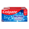 Colgate MaxFresh Toothpaste, Blue Gel Paste with Menthol for Super Fresh Breath, 600g, 150g X 4 (Peppermint Ice, Combo Pack)