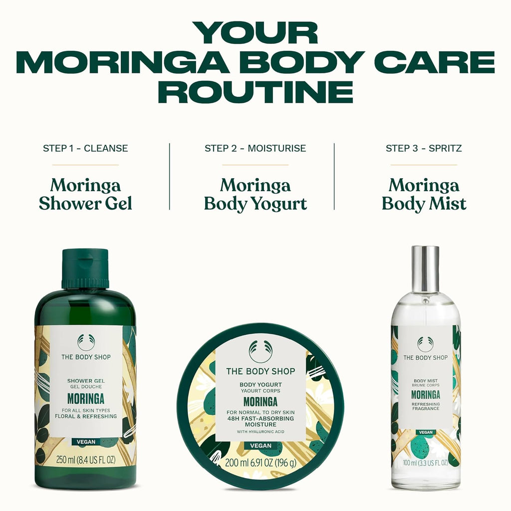 The Body Shop Moringa Vegan Body Yogurt For Normal to Dry Skin 200ml