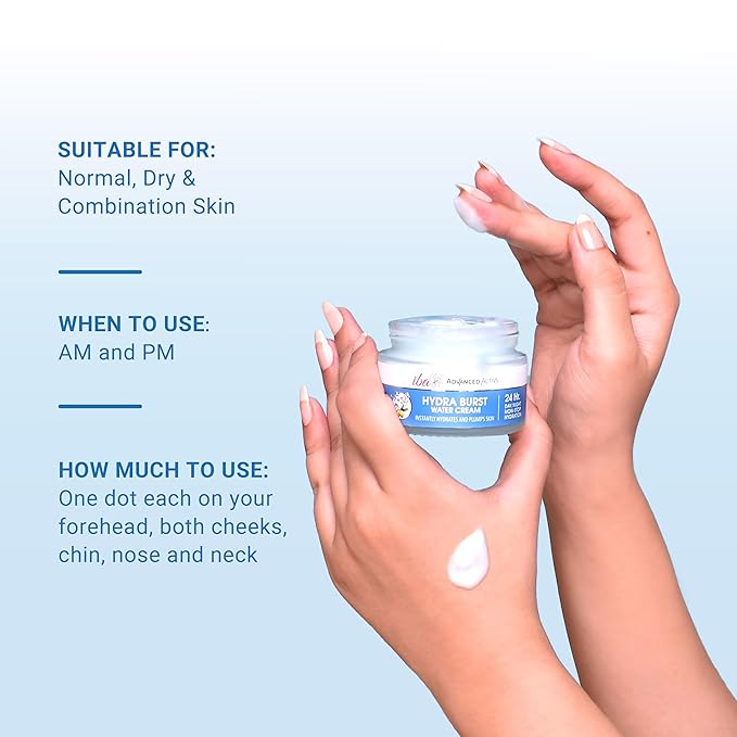 Iba Advanced Activs Hydra Burst Water Cream - 50 Gms