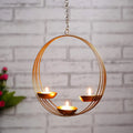 Webelkart Metal Candle Holder for Home and Diwali Decor