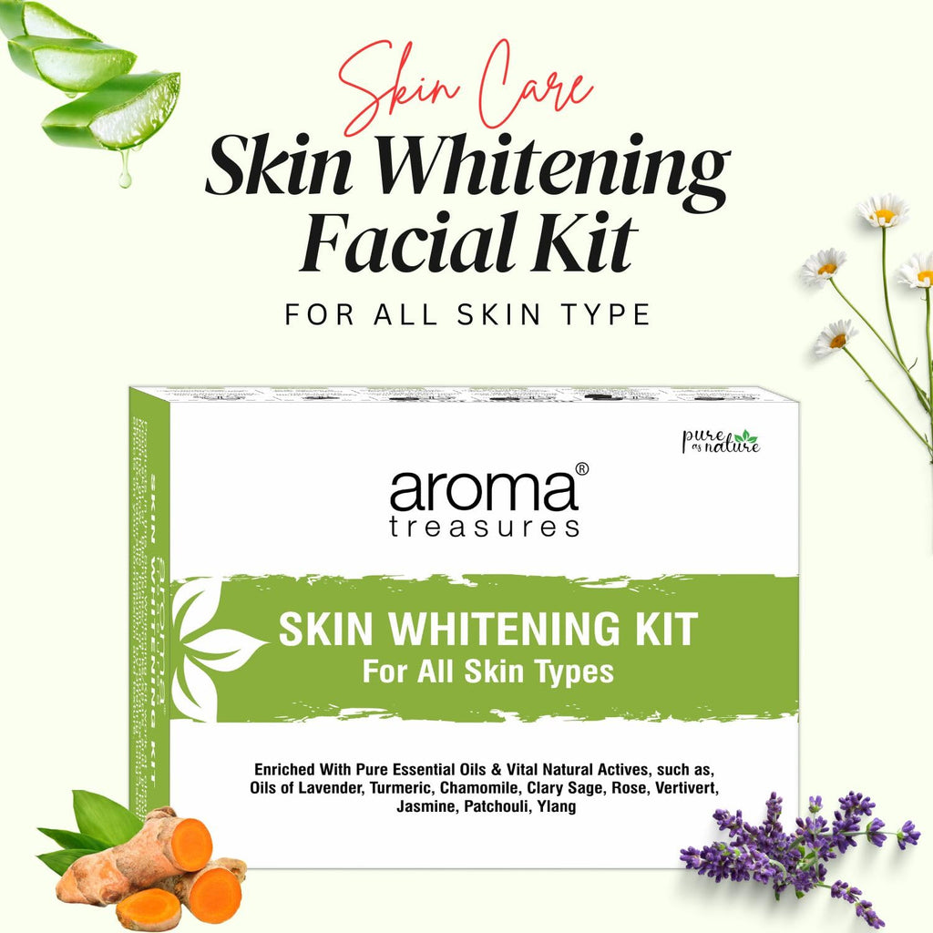 Aroma Treasures Skin Whitening Facial Kit - One-Time Use Kit for a Radiant Complexion - 30g