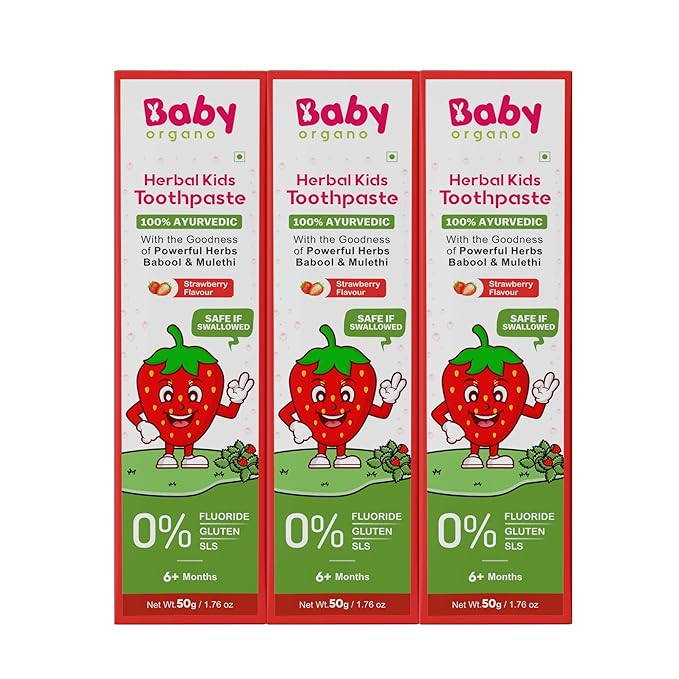 Babyorgano Herbal Kids Toothpaste - 50 gms