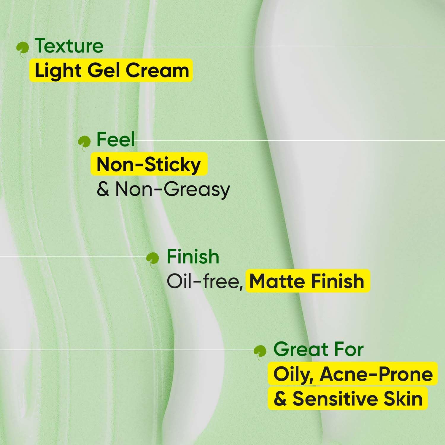 Dot & Key CICA Calming Mattifying Sunscreen SPF 50 PA++++ | For Oily Acne Prone & Sensitive Skin | UVA/UVB Protection | No White Cast, Ultra Light, Fragrance Free & Quick Absorbing | 50g