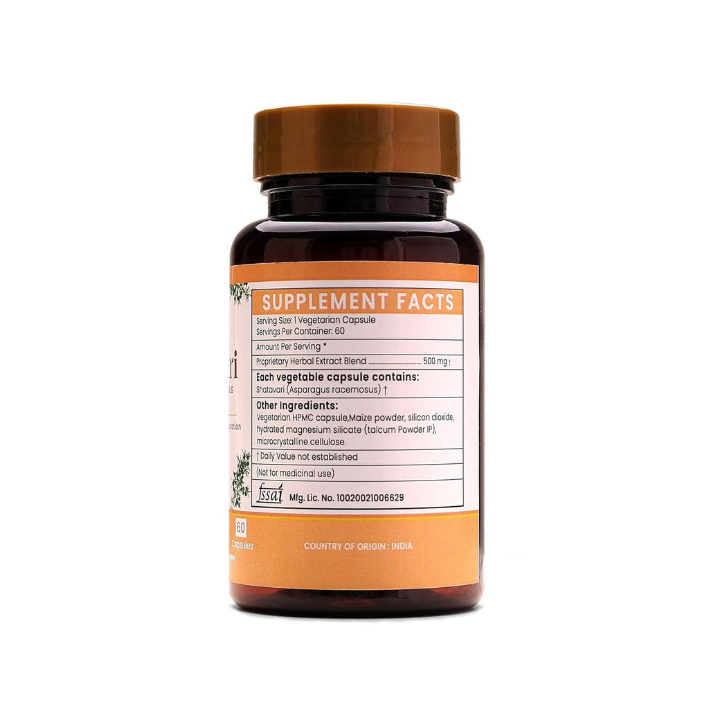 Ayurleaf Herbals Shatavari - 60 Capsules