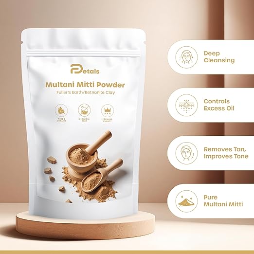 DPetals Multani Mitti Powder for Face Pack - 100 gms