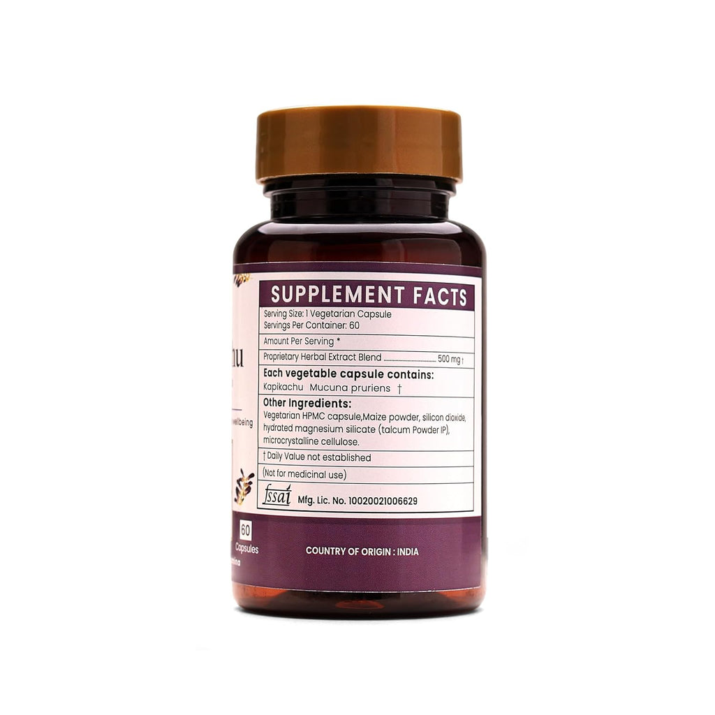 Ayurleaf Herbals Kapikachhu Capsules - 60 Caps (Pack of 2)