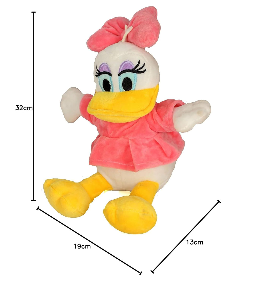 Tickles Daisy Soft Stuffed Plush Animal Toy for Kids Color Pink & Yellow 32 cm