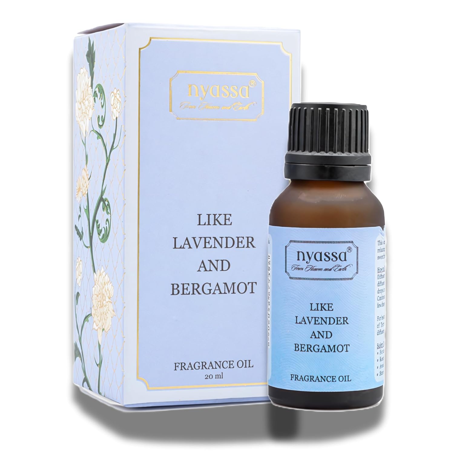 Nyassa Like Lavender and Bergamot Fragrance Oils for Men and Women - 20 Ml