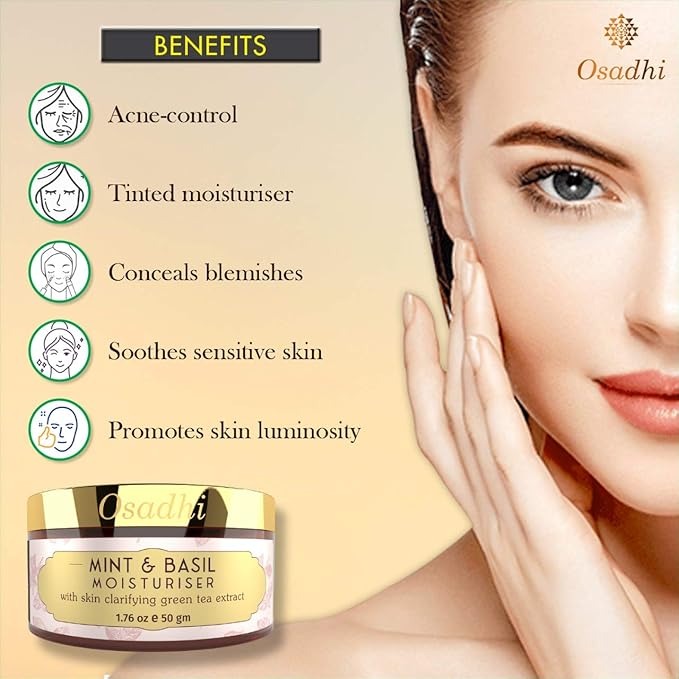 Osadhi Vegan Oily Skin Face Moisturiser - 50 gms