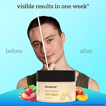 Inatur De-Tan 3-in-1 Face Scrub - 200 gms