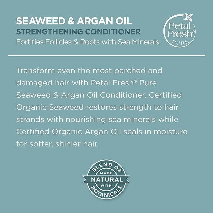 Petal Fresh Strengthening Seaweed & Argan Oil Conditioner - 355 ml