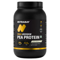 NUTRABAY Gold 100% Pea Protein Powder - 1kg, French Vanilla | 25g Protein, 4.6g BCAA, 5g Fiber | Complete Amino Profile | Tastiest & Smoothest Vegan, Plant Protein | Muscle Gain & Fast Recovery